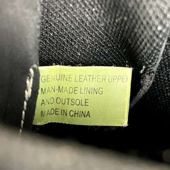 Timberland Leather Wedge Boot Womens 9.5 Black Lace Up - Picture 9 of 10